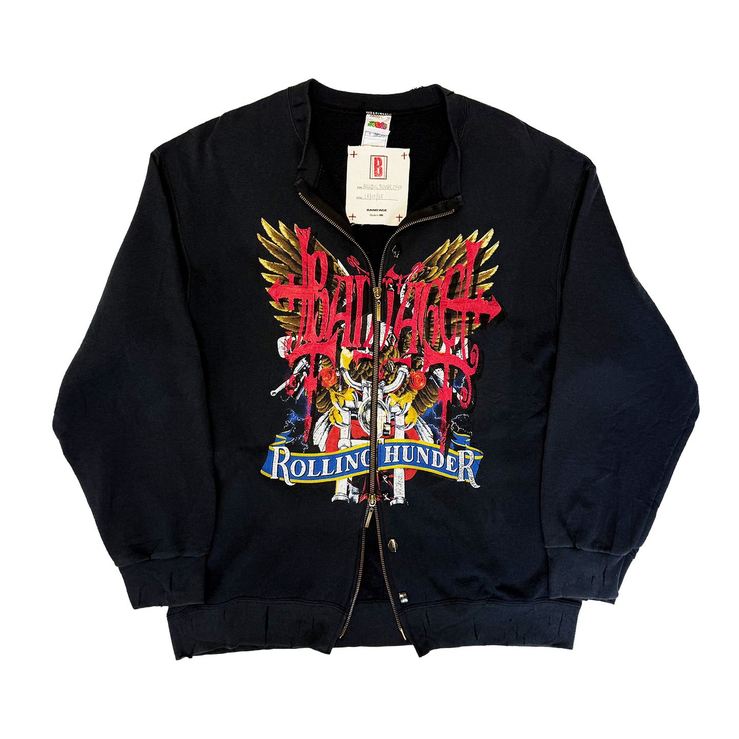 ROLLING THUNDER ZIP-UP CREWNECK
