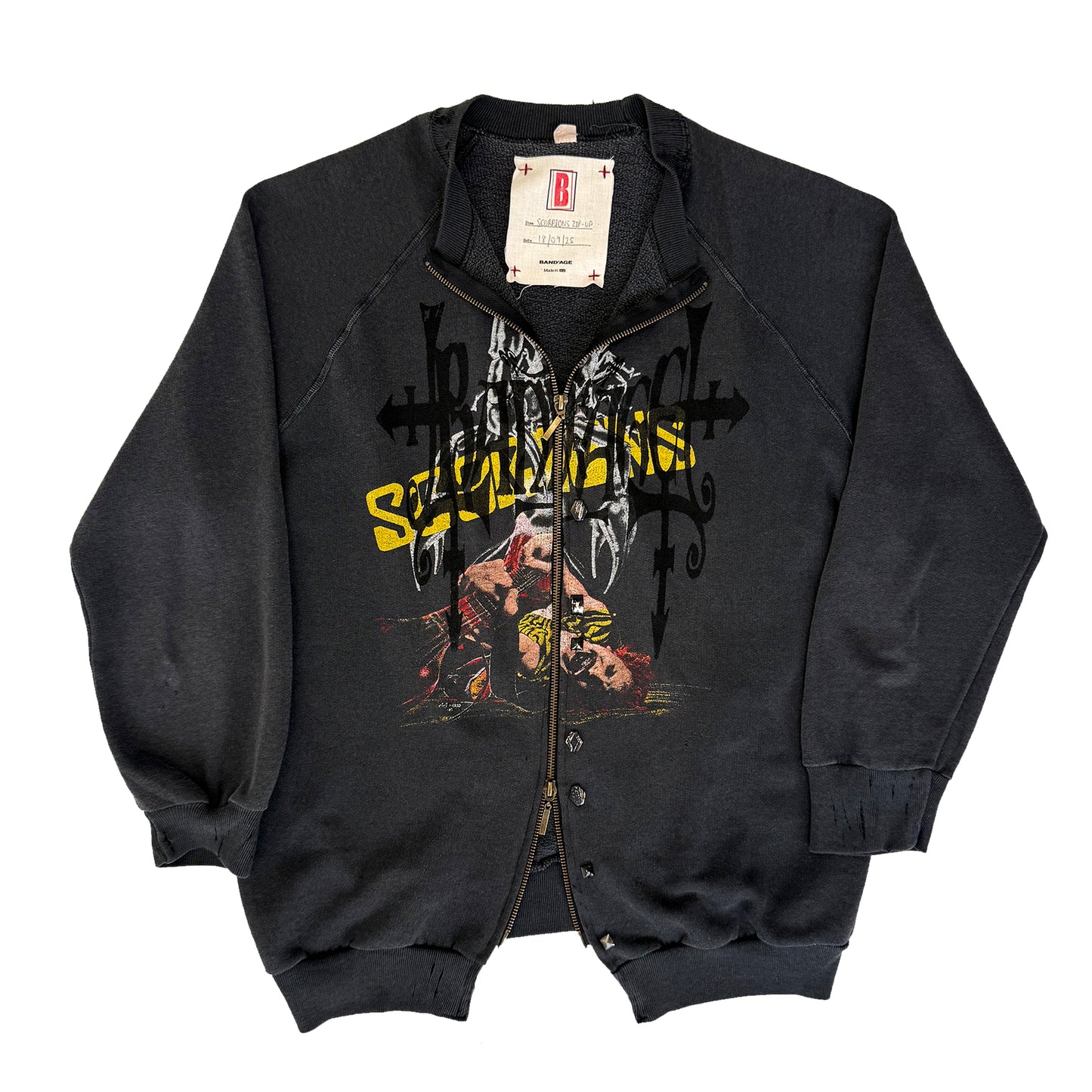 SCORPIONS ZIP-UP CREWNECK